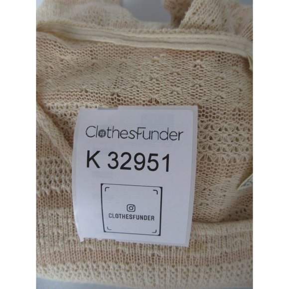 Blu Pepper Sweater Small Tunic Pullover Crochet Handkerchief Hem * - Picture 13 of 13